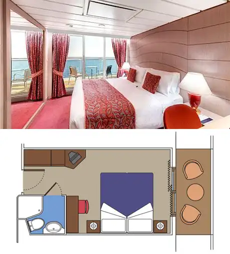 opera balkonska kabina