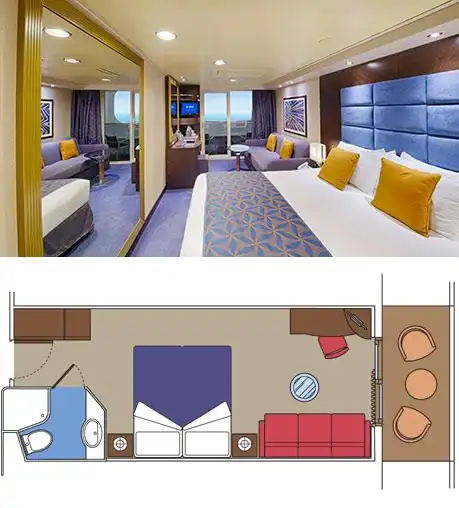 msc splendida balkonska kabina