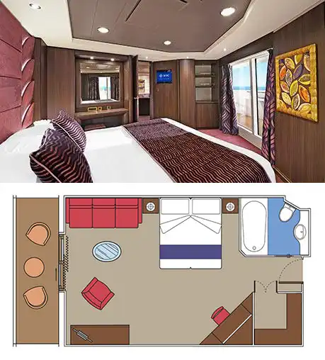msc splendida suite kabina