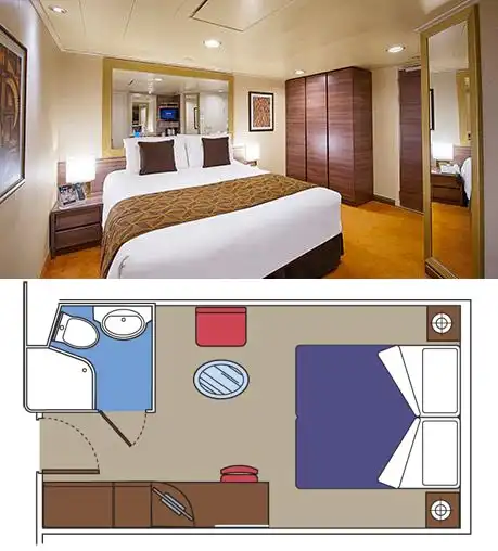 msc splendida unutrasnja kabina