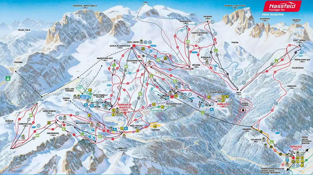 nassfeld skimap 2018